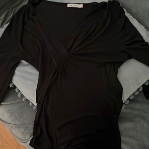 black dress from Calvin Klein